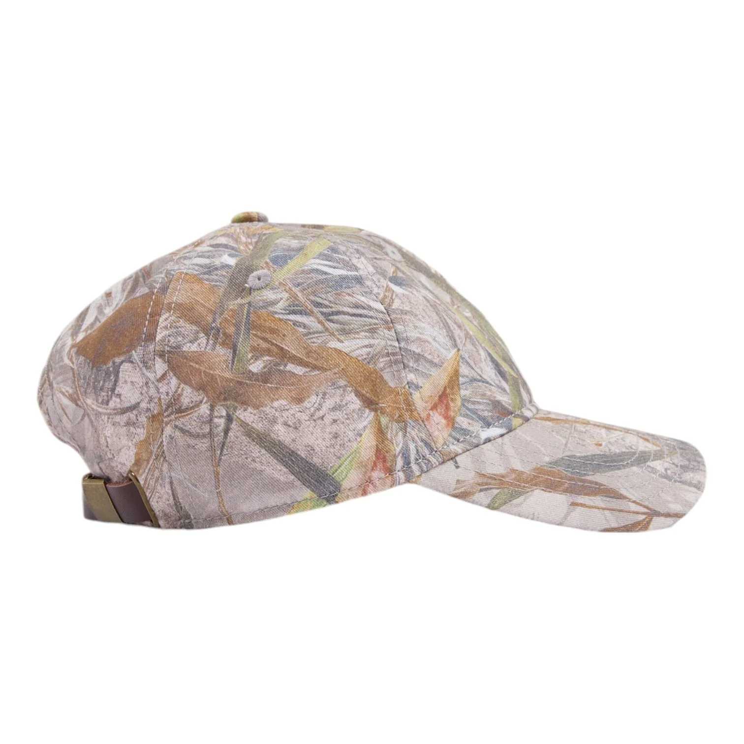Nature Print Canvas Sports Cap - Image 4